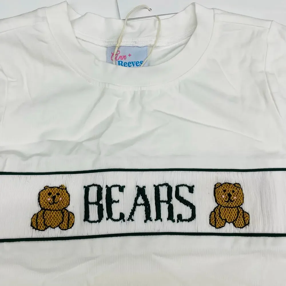 NWT Ann + Reeves Size 4T Go Bears Robert Short Set